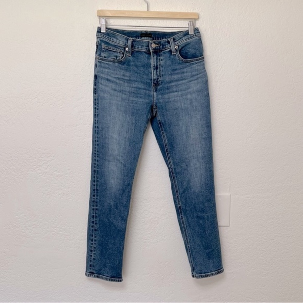 Uniqlo Blue Slim Straight Denim Jeans, Size 27